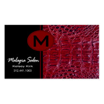 Zoology Alligator Business Card template