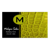 Zoology Crocodile Business Card template