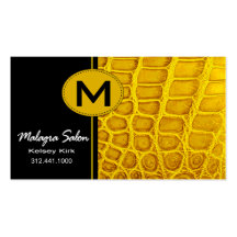 Zoology Crocodile Business Card template
