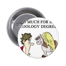 zoology zoologist design pinback button