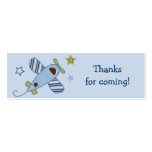Zoom Along Airplane Baby Shower Favour Gift Tags