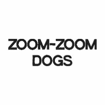 ZOOM-ZOOM DOGS EMBROIDERED HOODY