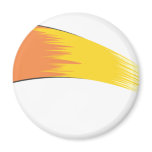 Zooming Baseball Catch Fridge Magnets