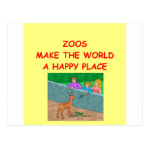 zoos post card