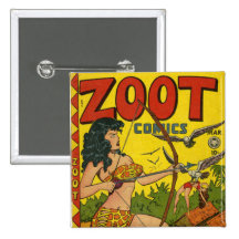 Zoot comics button