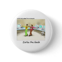 Zorba The Geek Funny Gifts & Collectibles Pin