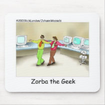 Zorba The Geek Funny Gifts & Collectibles Mouse Pads