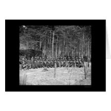 Zouaves Infantry 1864 Greeting Cards