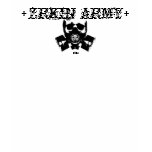 ZRKIN ARMY classkull +Z  A+ t-shirts