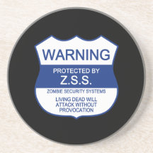 ZSS (Zombie Security Systems) Beverage Coasters