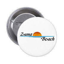 Zuma Beach Pinback Button