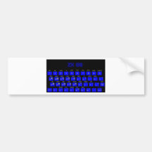 ZX80 Keyboard Bumper Stickers