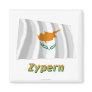 Zypern Fliegende Flagge mit Namen