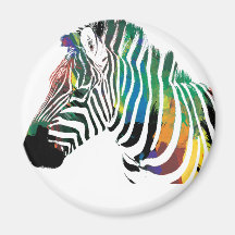 Zzzebra Refrigerator Magnets