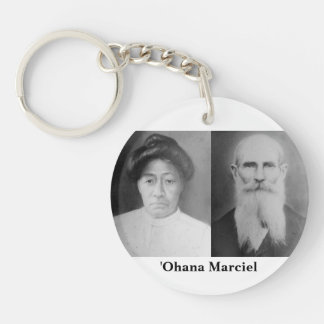 ʻOhana Marciel Circle (double-sided) Keychain