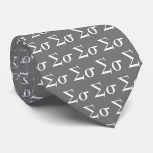 Σ - Γρεεκ Λεττερ σίγμα - Greek Letter Sigma Tie