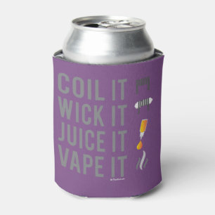 Ω VAPE    Coil Wick Juice Vape  by VapeGoat™ Can Cooler