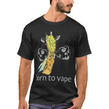 Ω VAPE Shirt | Born to Vape Giraffe DK VapeGoat™