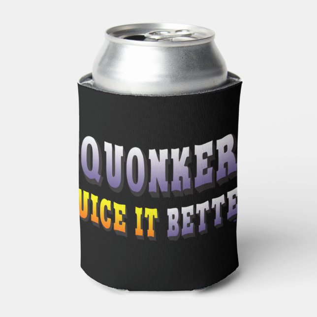Ω VAPE  | Squonkers Juice it Better  by VapeGoat™ Can Cooler (Can Front)