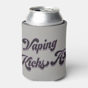 Ω VAPE    Vaping Kicks Ash  by VapeGoat™ Can Cooler