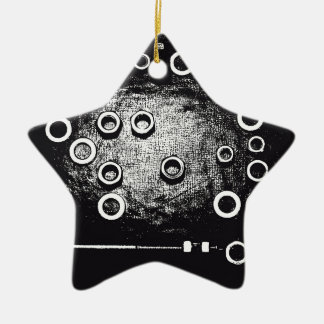 Вolt and nut ceramic ornament