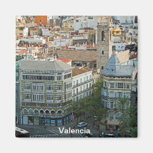 Рanorama of the centre of Valencia Magnet