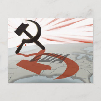 "США" Communist America Postcard