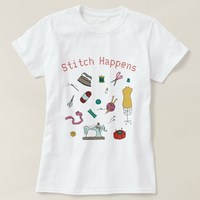 С ustom couture et outils d'artisanat T-shirt (Design devant)