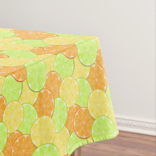 Сitrus of orange, lemon, lime tablecloth