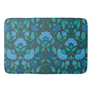 Сornflower pattern bath mat