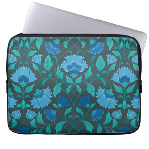 Сornflower pattern laptop sleeve