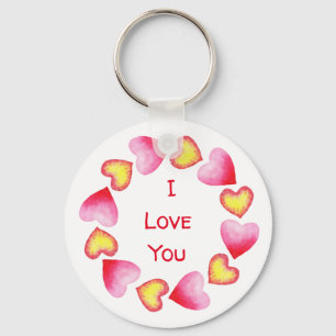 Сute  Romantic I Love You Valentine's Day   Keychain