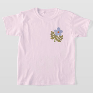 Сute simple blue flower T-Shirt