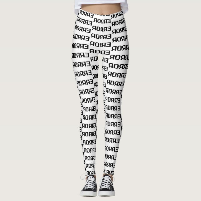 ЯOЯЯƎ | ERROR LEGGINGS (Front)