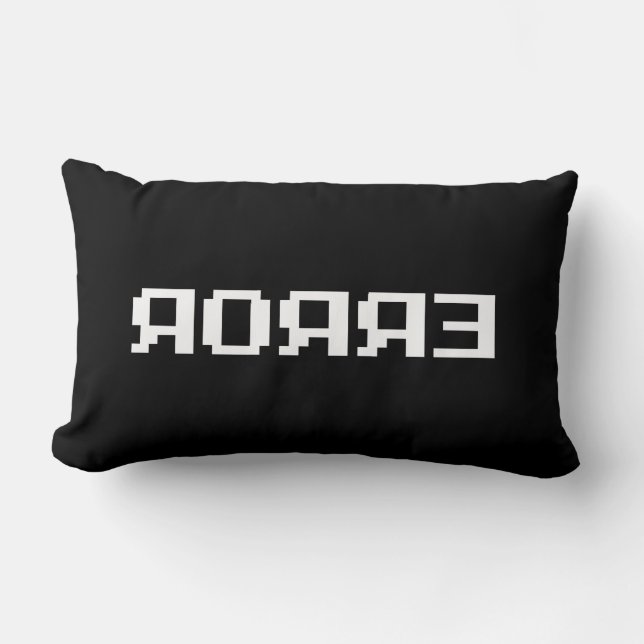 ЯOЯЯƎ | ERROR LUMBAR PILLOW (Front)
