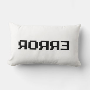 ЯOЯЯƎ ERROR LUMBAR PILLOW