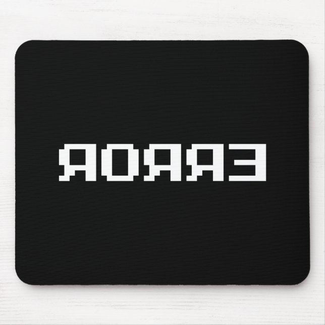 ЯOЯЯƎ | ERROR MOUSE PAD (Front)