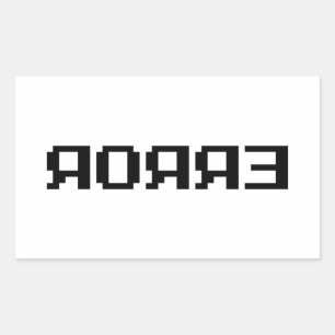 ЯOЯЯƎ   ERROR STICKER