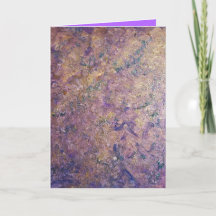 חנוכה Hanukkah glitter candles jewel tones card