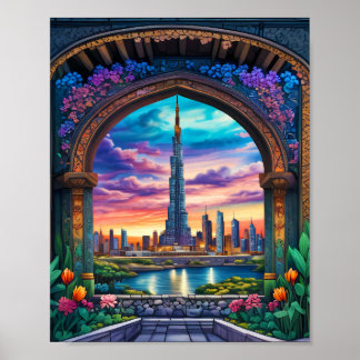 برج خليفة   Print, Value Poster Paper (Matte)