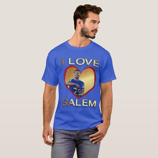 تيشرت "سالم الدوسري" لاعب نادي الهلال السعودي T-Shirt (Front Full)