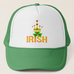 ❤ټ☘I Love Irish-Awesome St Patrick's Day Trucker Hat