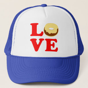 ღ♥ټLove Doughnut Stylish Cool Trucker Hatټ♥ღ Hat