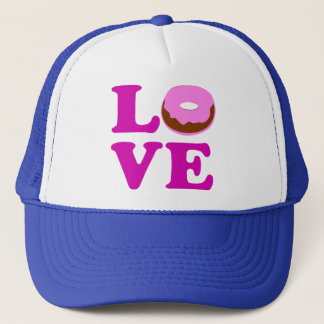 ღ♥ټLove Doughnut Stylish Cool Trucker Hatټ♥ღ Trucker Hat