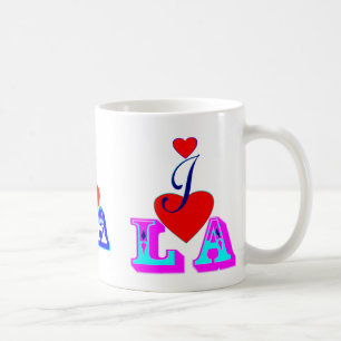 ღ♥I Love LA-Los Angeles Classic White Mug♥ღ Coffee Mug