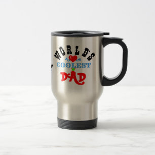 ღ╬♥"World's Coolest Dad" Travel/Commuter Mug♥╬ღ Travel Mug