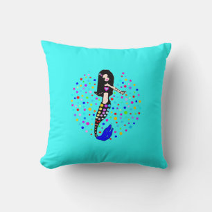 •●°ღSparkling Little Mermaid Soft Throw Pillowღ°●• Pillow