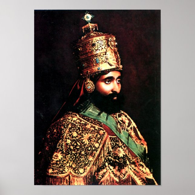 ቀዳማዊ ኃይለ ሥላሴ | Haile Selassie I Coronation Poster (Front)