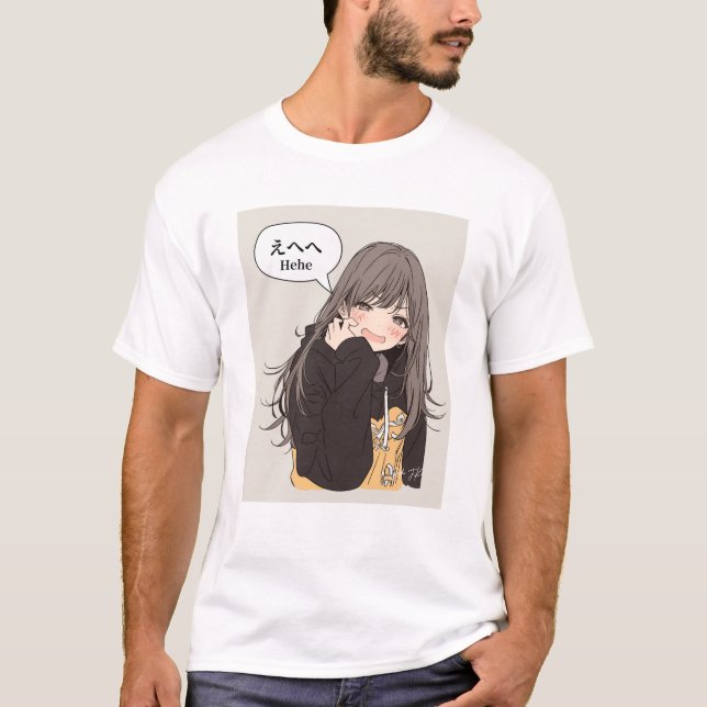 えへへTシャツ｜寿司娘 T-Shirt (Front)