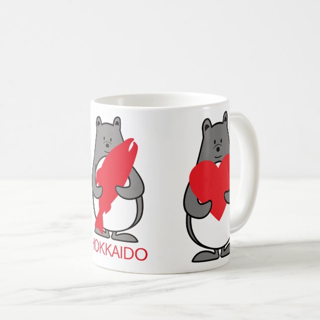 くまぺん HOKKAIDO 愛 COFFEE MUG (Front Right)